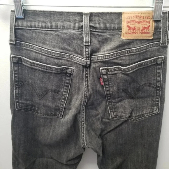 LEVI'S Wedgie Skinny Jeans Ravens Wing  PC9 52305-0017 27 - Picture 11 of 13